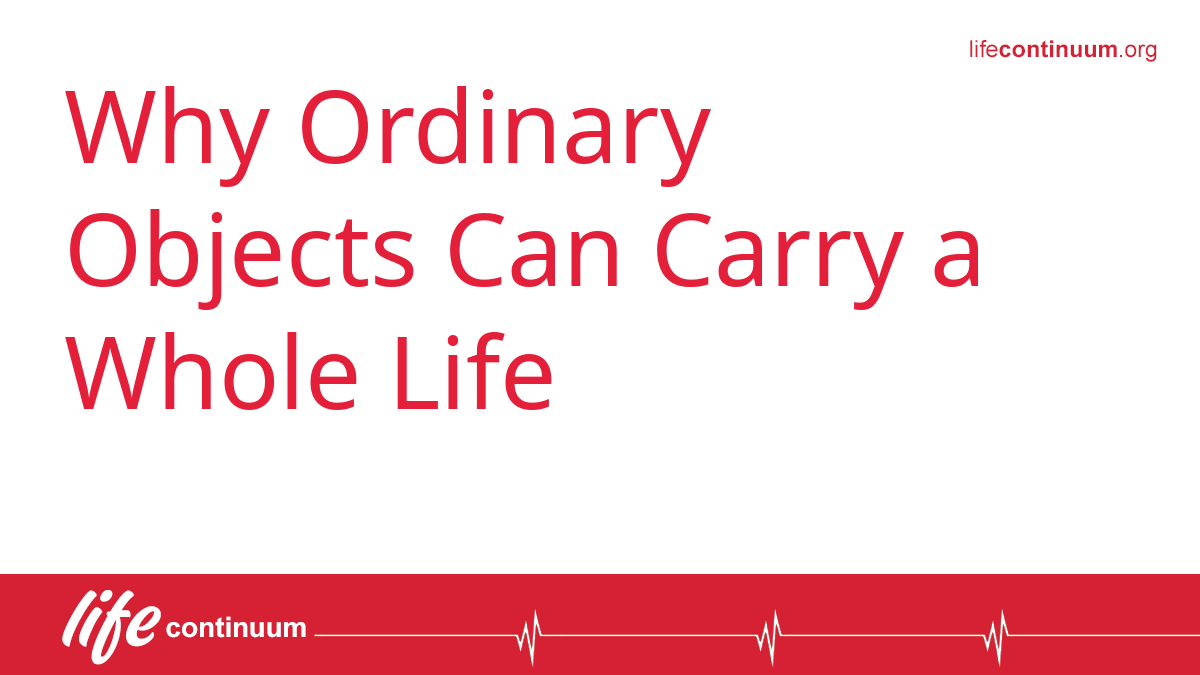 Why Ordinary Objects Can Carry a Whole Life
