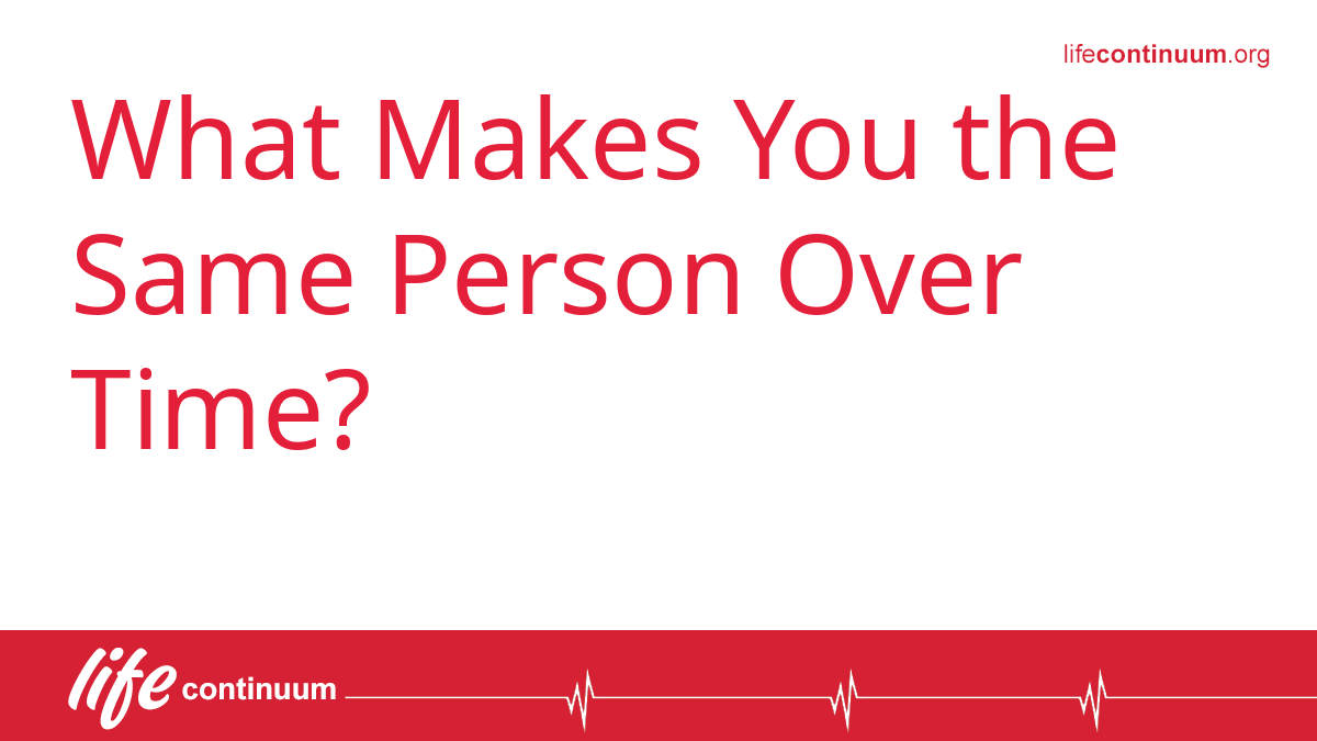 What Makes You the Same Person Over Time?